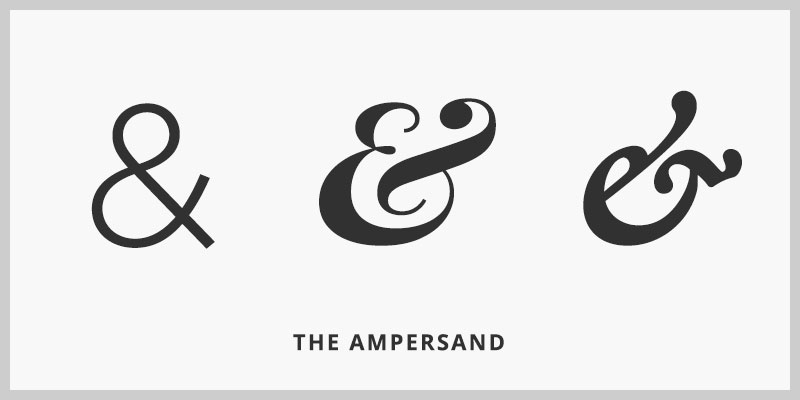 Typography: The Ampersand