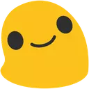 Derpy blob emoji